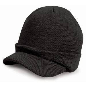 Esco army knitted hat - Black, One size