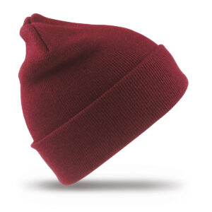 Kids woolly ski hat - Burgundy, One size