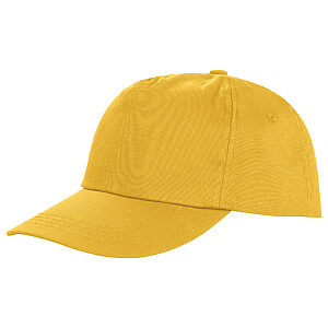 Houston 5-panel printer's cap - Yellow, One size