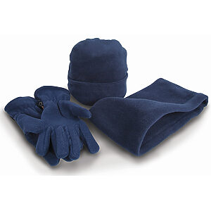 Polartherm™ fleece accessory set - Navy, S