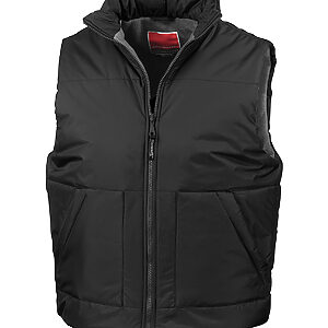 Fleece-lined bodywarmer - Black, S