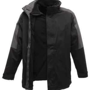 Defender III 3-in-1 jacket - Black/Seal Grey, S