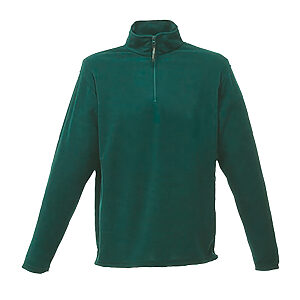 Zip-neck microfleece - Bottle* Green, S