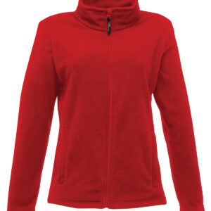 Women's full-zip microfleece - Classic Red, 10
