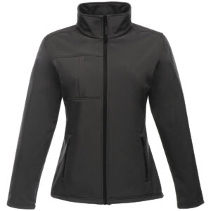 Women's Octagon II printable 3-layer membrane softshell - Seal Grey/Black, 10