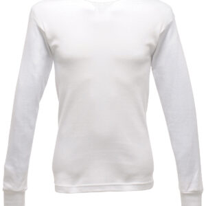Thermal long sleeve vest - White, S