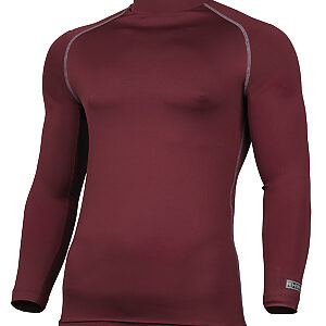 Rhino baselayer long sleeve - Maroon, XS