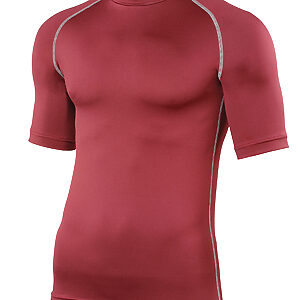 Rhino baselayer short sleeve - Maroon, XS