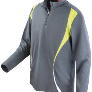Spiro trial training top - Charcoal/Lime/White, XS