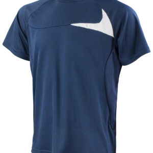 Spiro dash training shirt - Navy/White, S