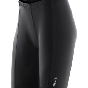 Women's padded bikewear shorts - Black, XS