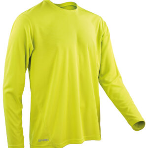 Spiro quick-dry long sleeve t-shirt - Lime* Green, S