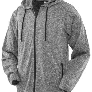 Hooded tee jacket - Marl Grey, S