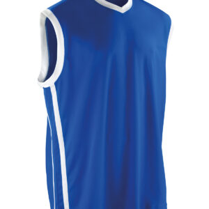 Basketball quick-dry top - Royal/White, XS