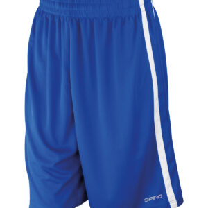 Basketball quick-dry shorts - Royal/White, XS