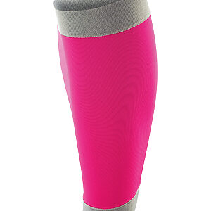 Spiro compression calf guards - Pink/Grey, S