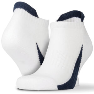 3-pack sports sneaker socks - White/Navy, S/M