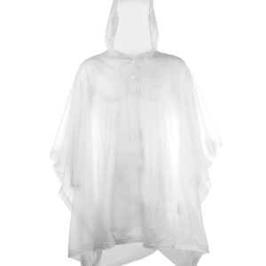 Kids plastic poncho - Clear, One size