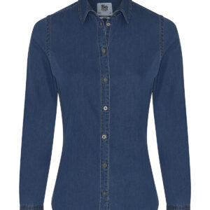 Women's Lucy denim shirt - Dark Blue, XS