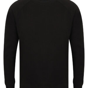 Unisex slim fit sweatshirt - Black, XXS