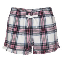 White/Pink Check
