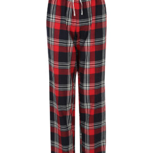 Women's tartan lounge pants - Red/Navy Check, XXS