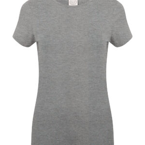 Feel good women's stretch t-shirt - Heather Grey, XS