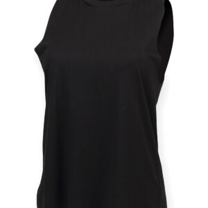 High neck vest - Black, XS