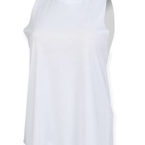 High neck vest - White, XS
