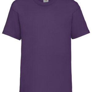Kids valueweight T - Purple, 3/4 Yrs