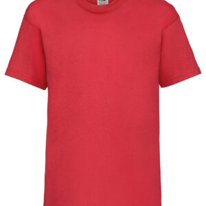 Kids valueweight T - Red, 1/2 Yrs