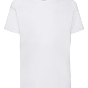 Kids valueweight T - White, 1/2 Yrs