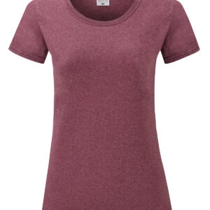 Women's valueweight T - Heather Burgundy, XS