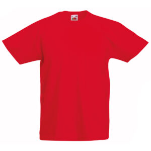 Kids original T - Red, 3/4 Yrs
