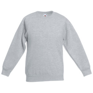 Kids classic set-in sweatshirt - Heather Grey, 3/4 Yrs