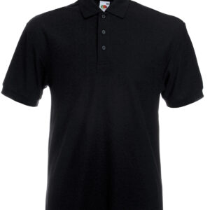 Heavyweight 65/35 polo - Black, S