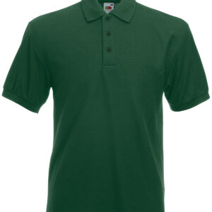Heavyweight 65/35 polo - Bottle* Green, S