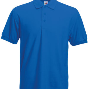Heavyweight 65/35 polo - Royal* Blue, S
