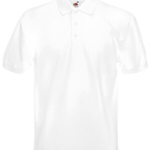 Heavyweight 65/35 polo - White, S