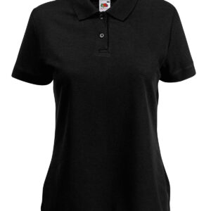Women's 65/35 polo - Black, XS