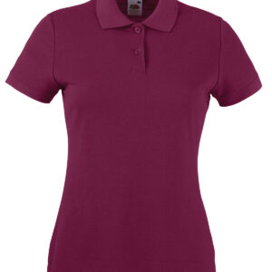 Women's 65/35 polo - Burgundy, XS