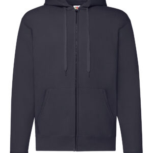 Classic 80/20 hooded sweatshirt jacket - Deep Navy, S