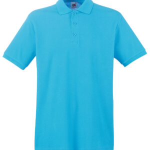 Premium polo - Azure Blue, S