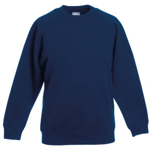 Kids classic raglan sweatshirt - Navy, 3/4 Yrs