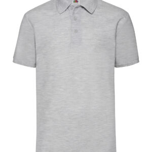 65/35 Polo - Heather Grey, S
