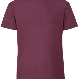 Iconic 195 ringspun premium T - Burgundy, S