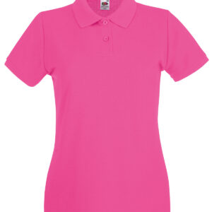 Women's premium polo - Fuchsia, XS
