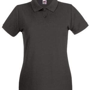 Women's premium polo - Light Graphite, XS