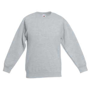 Kids premium set-in sweatshirt - Heather Grey, 3/4 Yrs