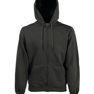 Premium 70/30 hooded sweatshirt jacket - Charcoal, S